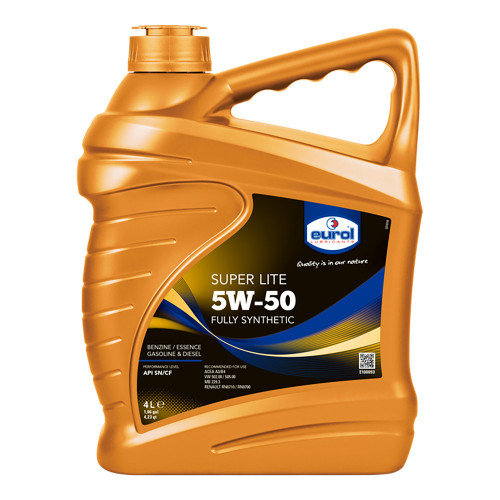 Синтетическое моторное масло Eurol Super Lite 5W-50 SN/CF 4л E1000934L-2