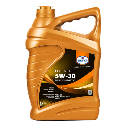Синтетическое моторное масло Eurol Fluence 5W-30 FE SN/CF 5л E1000695L-2
